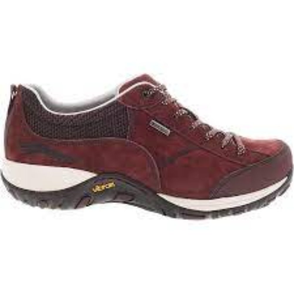 Pre-Owned Dansko Women's Paisley Mahogany Suede Waterproof Outdoor Sneaker